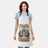 Tracheostomie Halloween-Nurse-Süßes-oder-Saures-De Schürze (Getragen)
