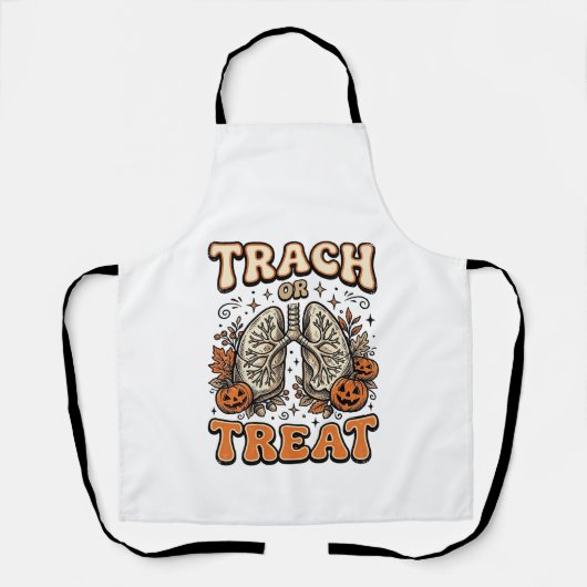 Tracheostomie Halloween-Nurse-Süßes-oder-Saures-De Schürze (Vorderseite)