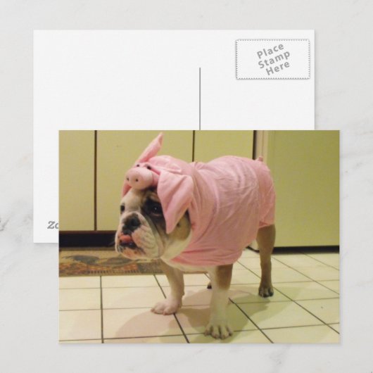 Tracht Postkarte (Vorne/Hinten)