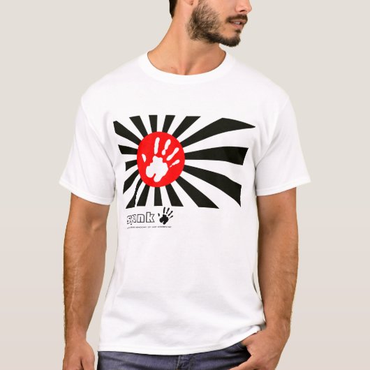 Tracht- Prügeljapaner-Entwurf T-Shirt (Vorderseite)