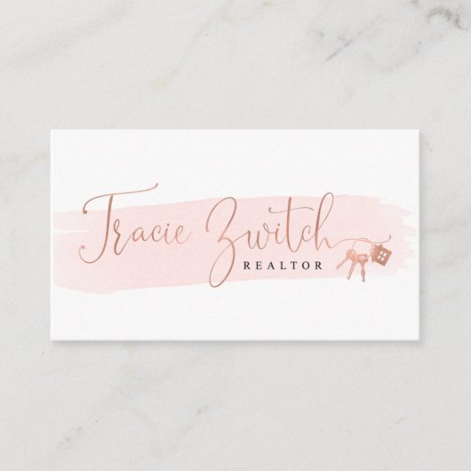 Tracie Zwitch Custom Business Cards Visitenkarte (Vorderseite)