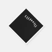 Track and Field Athlete High Jump Triple Jump Long Serviette (Ecke)