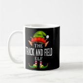 Track And Field Elf Group Funny Christmas Pajama P Kaffeetasse (Links)