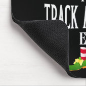 Track And Field Elf Group Funny Christmas Pajama P Mousepad (Ecke)
