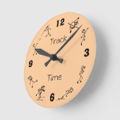 Track and Field Events Clock Multi Combined Events Runde Wanduhr (Winkel)