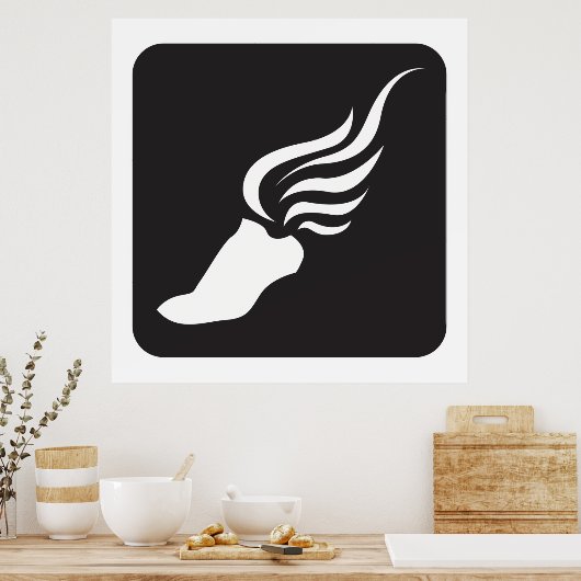 Track and Field Icon Poster (Küche)