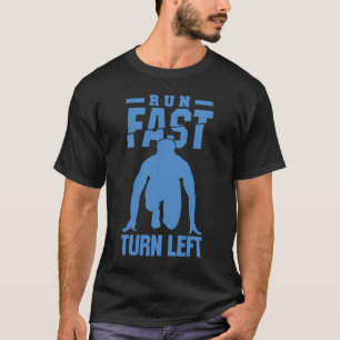 Track and Field Track Running Athlete Run Fast Tur T-Shirt