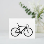 Track Bike Postkarte (Stehend Vorderseite)