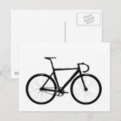 Track Bike Postkarte (Vorne/Hinten)