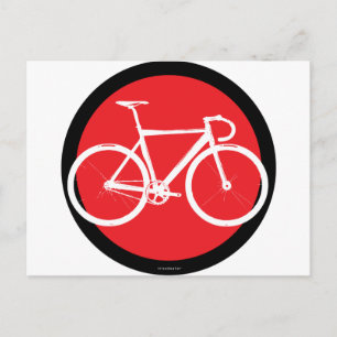 Track Bike - Red Dot Postkarte