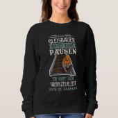 Track builder rail worker construction employees p sweatshirt (Vorderseite)