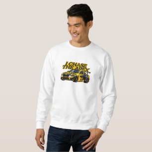 Track Day Fan Ich jage dem Höhepunkt nach Sweatshirt