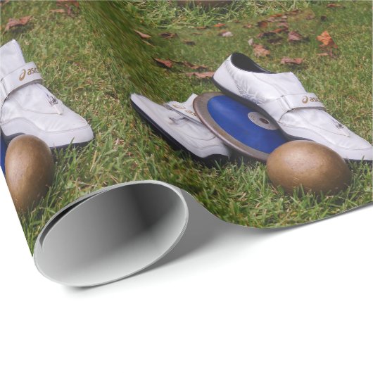 Track & Field Geschenkpapier (Rolleneckpunkt)