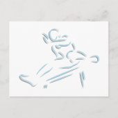 Track & Field Postkarte (Vorderseite)