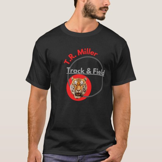 Track & Field T - Shirt T.R. Miller Tigers Hurdles (Vorderseite)