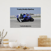 Track-Junkie-Rennposter Poster (Küche)