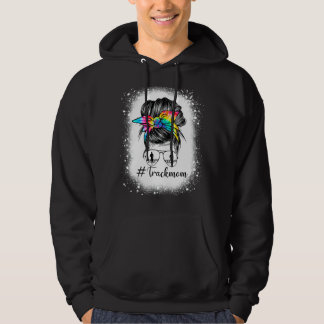 Track Mama Messy Bun Hair Sonnenbrille Runner Athl Hoodie