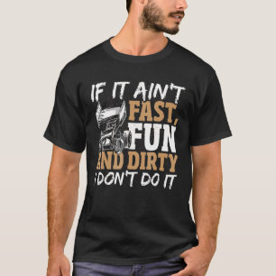 Track Racing Fun und Dirt Retro Sprint Car Speed R T-Shirt