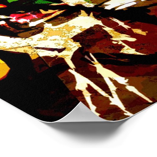 Track Racing Poster (Ecke)