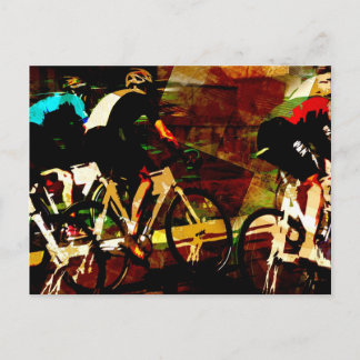 Track Racing Postkarte