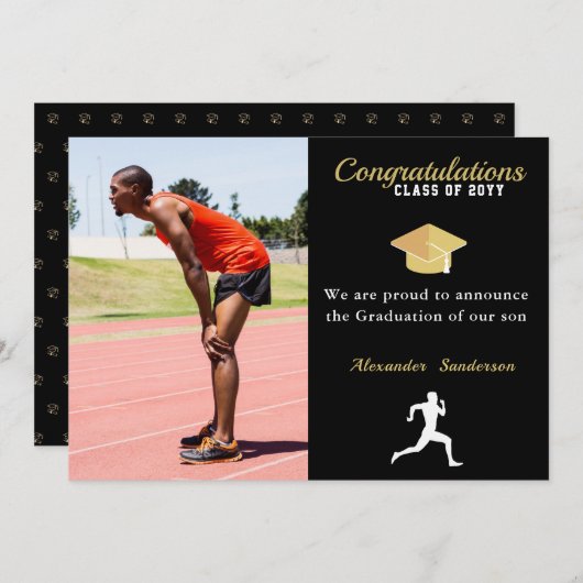 Track-Runner-Klasse der Abschluss-Ankündigung 2022 Ankündigung (Vorne/Hinten)