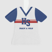 Track Running Sports Jersey mit Foto Ornament (Vorderseite)