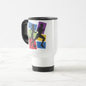 Track, Running Travel Mugs Reisebecher (Vorderseite Links)