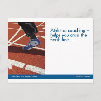 Track Sports Postcard Postkarte