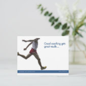Track Sports Postcard Postkarte (Stehend Vorderseite)