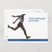 Track Sports Postcard Postkarte (Vorne/Hinten)