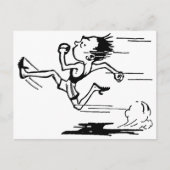 Track Star Postkarte (Vorderseite)