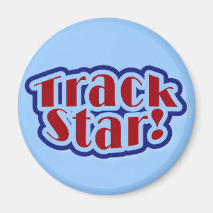 Track-Star-Tshirts und -Geschenke Magnet