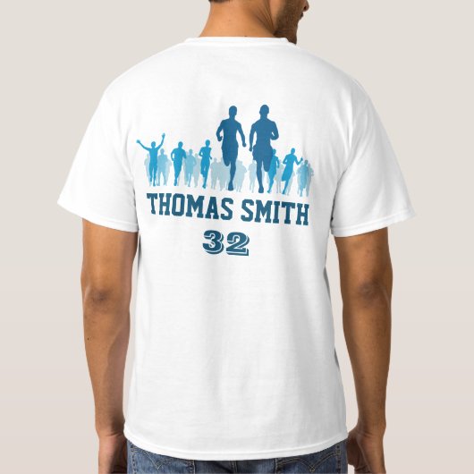 Track- und Feldschule T-Shirt (Rückseite)