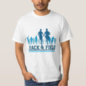 Track- und Feldschule T-Shirt (Vorderseite)