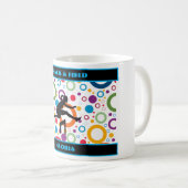 Track und Field Abstrakt Kaffeetasse (VorderseiteRechts)