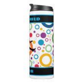 Track und Field Abstrakt Thermosbecher (Nach rechts gedreht)