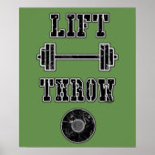 Track- und Field Discus Thrower Poster (Vorne)