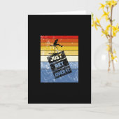 Track und Field - einfach überspringen Karte (Gelbe Blume)