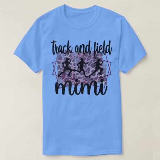 Track und Field Mimi Oma Proud Track Mimi T-Shirt (Design vorne)