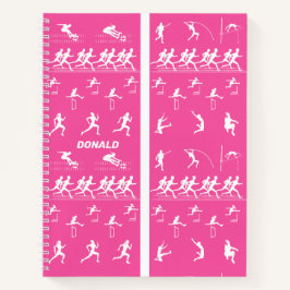 Track und Field Notizblock