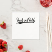 Track und Field Serviette (Beispiel)