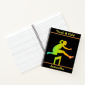 Track- und Field Spiral-Notebook Notizblock (Innenseite)