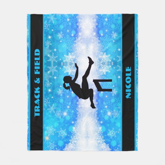 Track und Field Winter Fleecedecke (Vorderseite)