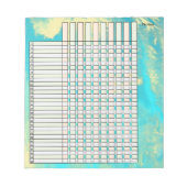 Tracker! Notizblock (Vorderseite)