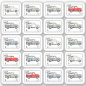 Tracker-Planer für das LKW-Bezahllabel Aufkleber (Vorderseite)