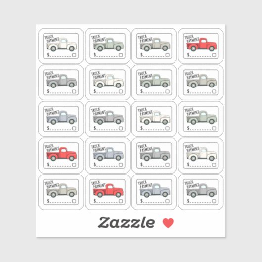 Tracker-Planer für das LKW-Bezahllabel Aufkleber (Blatt)