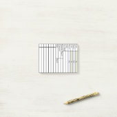 Tracker Post-it Klebezettel (Auf Schreibtisch)