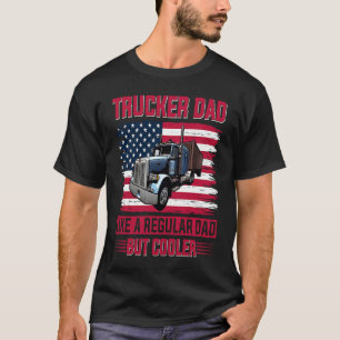 Tracker Vater US American Flag Distress Theme Nove T-Shirt