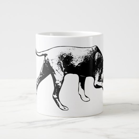 Tracking-Modus - Knoten an Boden Jumbo-Tasse (Vorderseite)