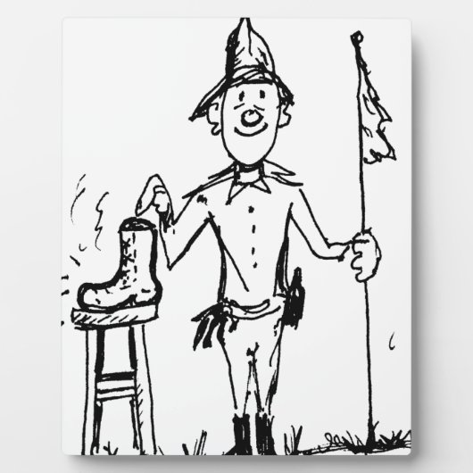 Tracking Smelly Boot Fotoplatte (Vorderseite)